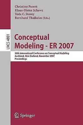 Conceptual Modeling - ER 2007: 26th Internationa, , New Populaire SALE