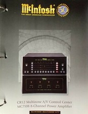 RARE McIntosh 1999 50TH ANNIVERSARY MULTIZONE A/V 6 PAGE BROCHURE
