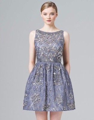 charcoal sequin dress