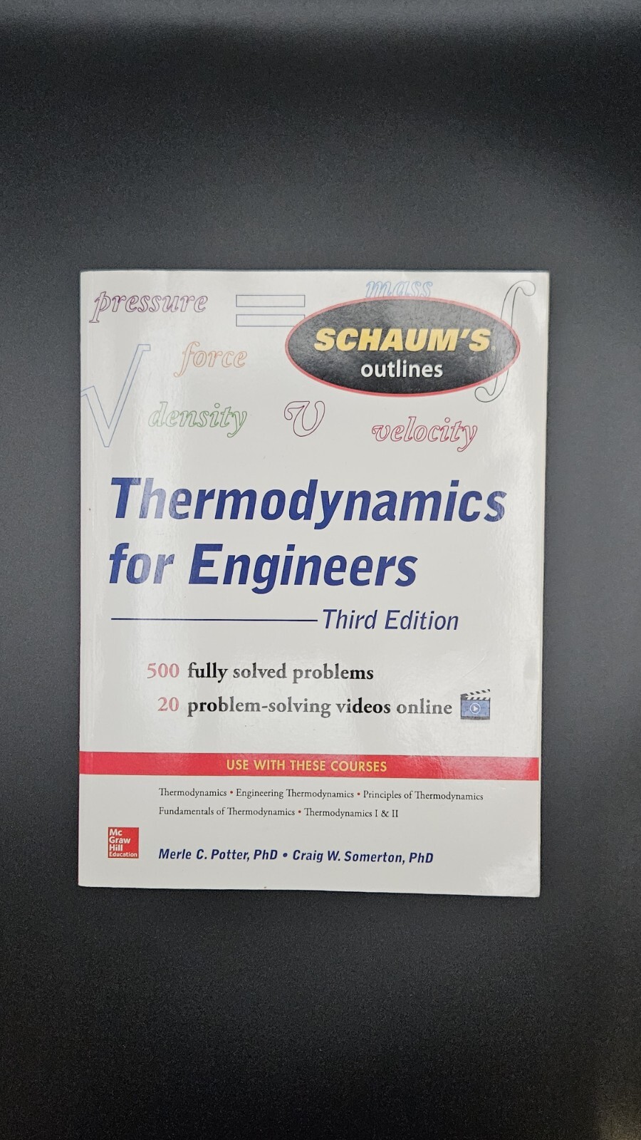 Schaums outline of thermodynamics for engineers 3rd edition by craig w