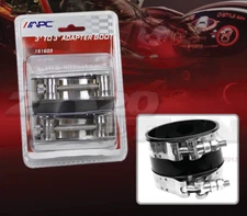 APC 3 IN. TO 3 IN. AIR INTAKE ADAPTER RUBBER BOOT W/ STAINLESS STEEL BAND CLAMPS