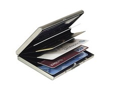 RFID Block Wallet High Quality Satiny Smooth Stainless Steel Credit Card Holder