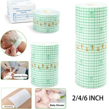 Transparent Film Dressing Roll Wound Adhesive Tape Aftercare Bandage Waterproof