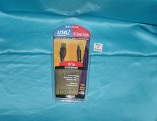 Belkin F3U133 10ft Hi Speed USB2 Cable Pro Series Factory New Great Find WOW