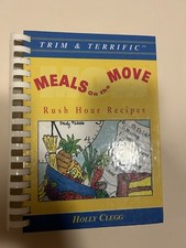 Meals On The Move Rush Hour Recipes Trim vintage cookbook