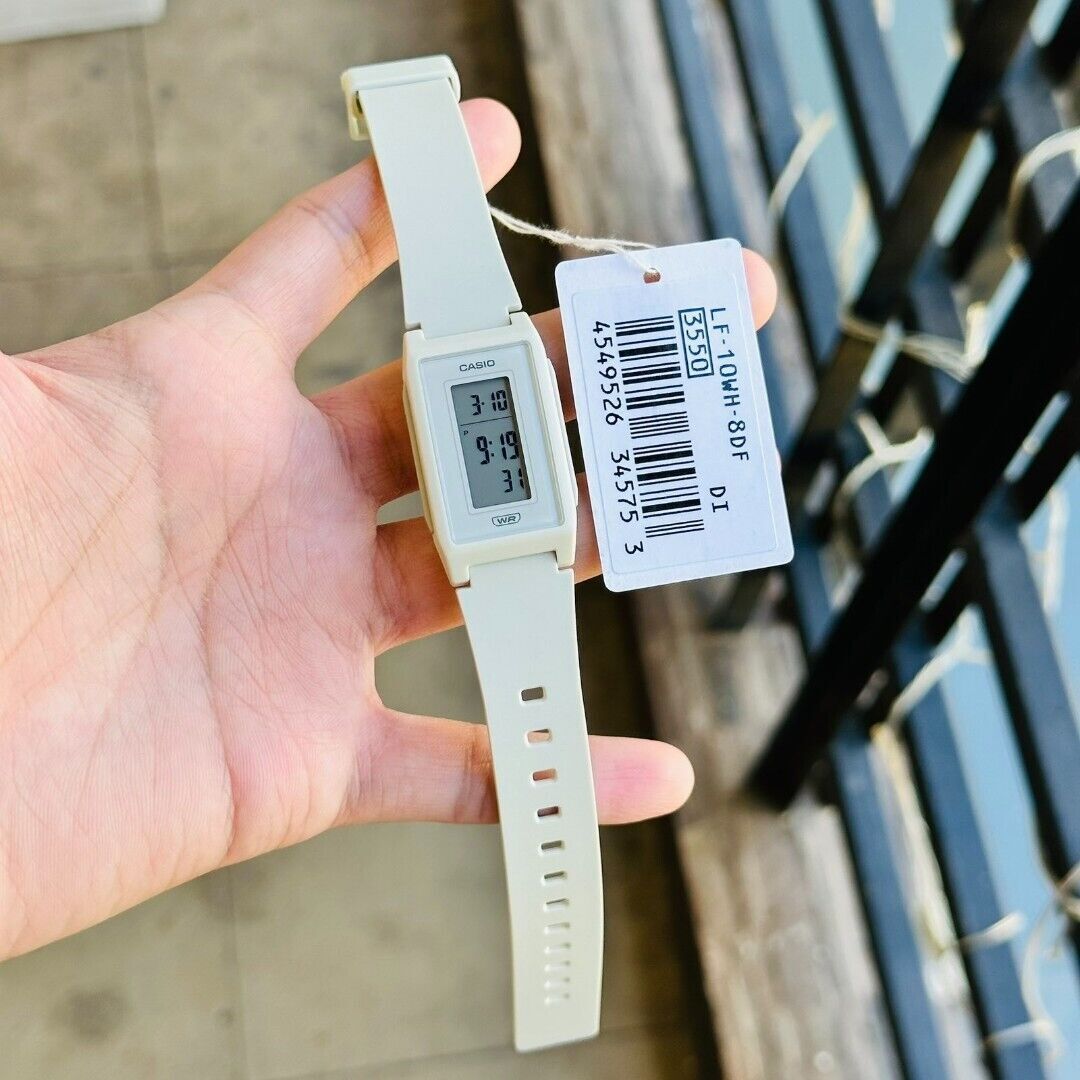 Casio LF10WH8D Pop Beige Digital Lightweight Ladies Quartz Casual Sport Watch eBay