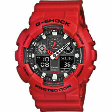 Casio G Shock Ga 100b 4aer Herren Uhr Rot For Sale Online Ebay