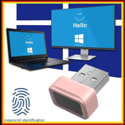 USB Fingerprint Key Reader Speedy Matching Security Key Windows Hello FIDO U2F