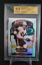 2020-21 UD ALLURE ROOKIE XRC-TS TIM STUTZLE -NAME TYPO- GRADED 9.5