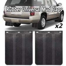 Universal Mud Flaps Splash Guards Car Truck Pickup Body Fender Heavy Duty Rubber