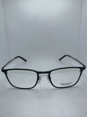 Hackett Bespoke Heb223  52/19 140 Matte Black Men Eyeglass Frames Z60