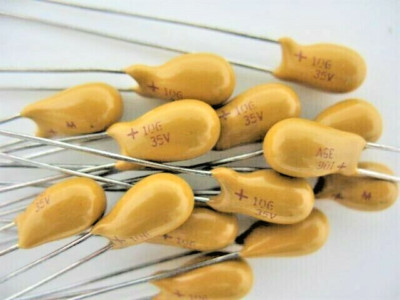 Lot De 10 Condensateurs Tantale 0.1 µF 35V - Neufs D'origine - Référence CL9/32