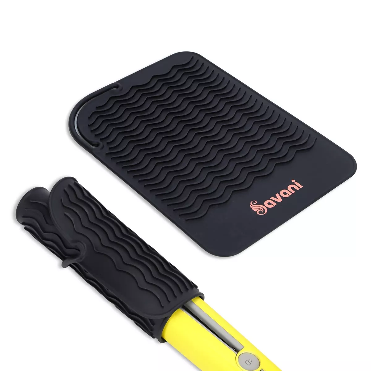 Silicone Heat Resistant MatFlat Iron HolderUsed as Heat Resistant Pad and  Sto