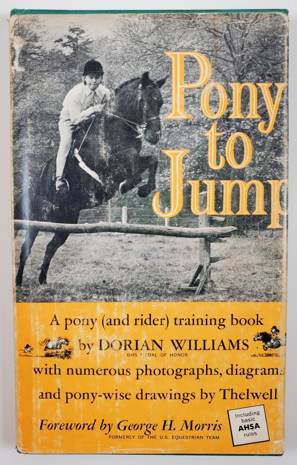 Pony to Jump by Dorian Williams (1964 Hardcover w Dust Jacket)