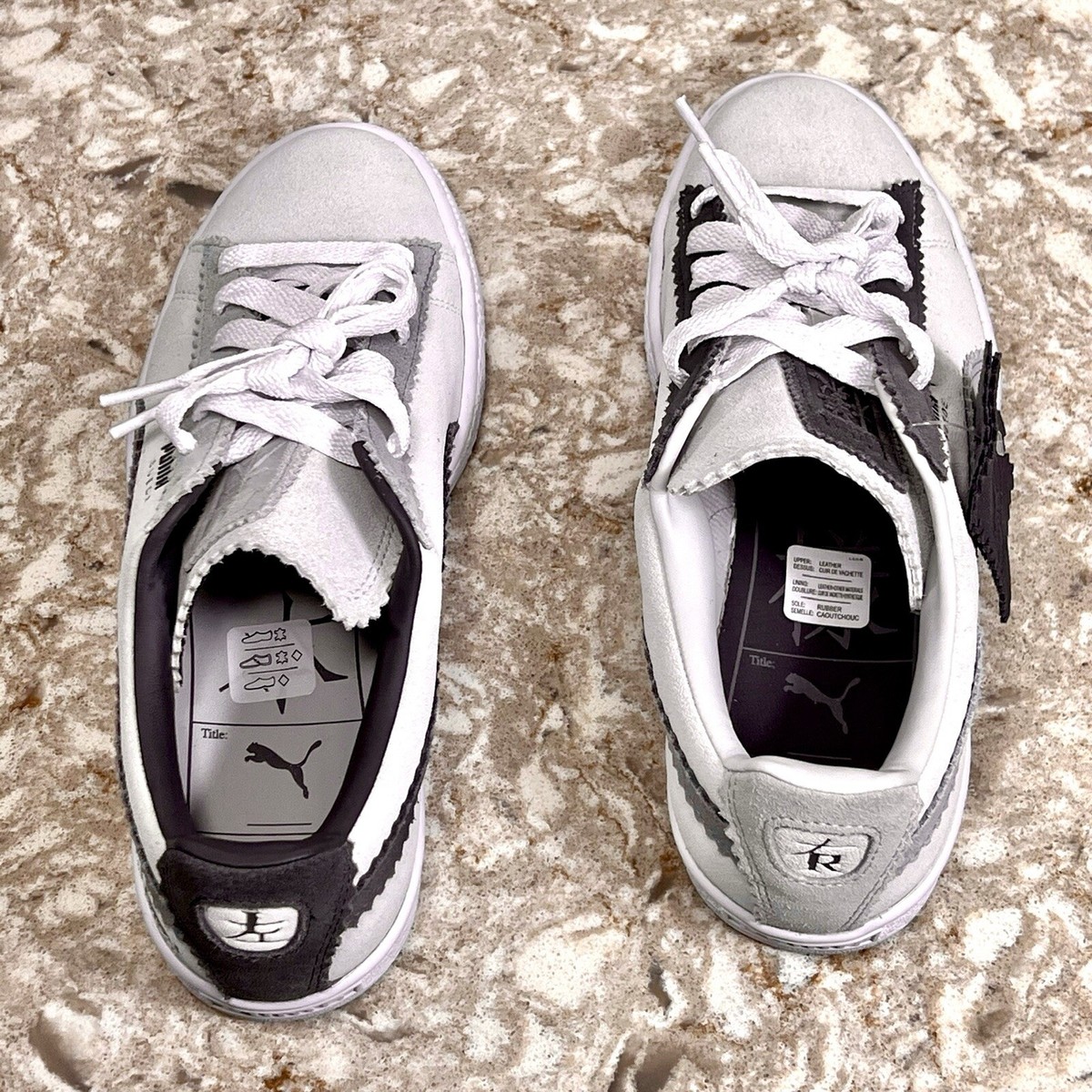 PUMA 2018 Suede Classic x Michael Lau White Gray Low Top Suede