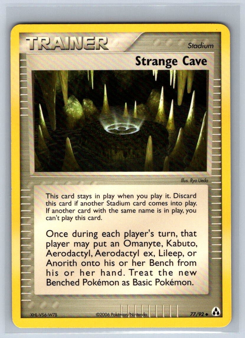 Pokemon Strange Cave EX Legend Maker 77/92 NM