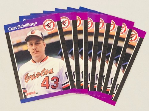 (8) Curt Schilling 1989 Donruss Baseball ROOKIE NM-MT RC Lot #635 - 第 1/2 張圖片
