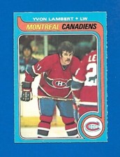 1979-80 O PEE CHEE #24 YVON LAMBERT MONTREAL CANADIENS 79-80 OPC NHL CARD