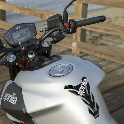 3D Effekt Aufkleber 3D Tankpad Für Aprilia Tuono 125 - Kunstharz Aufkleber Grau Motorrad 3D-Tankpad Aprilia Tuono 125