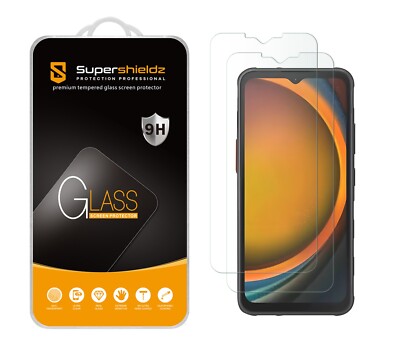 2X Supershieldz Tempered Glass Screen Protector for Samsung Galaxy Xcover7/7 Pro