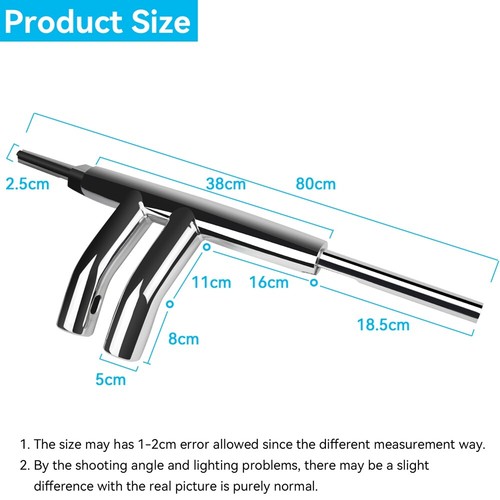 6/8'' Rise T-Bar Handlebar Handle bar Fit For Suzuki VL400 VL800 Intruder - Picture 2 of 16