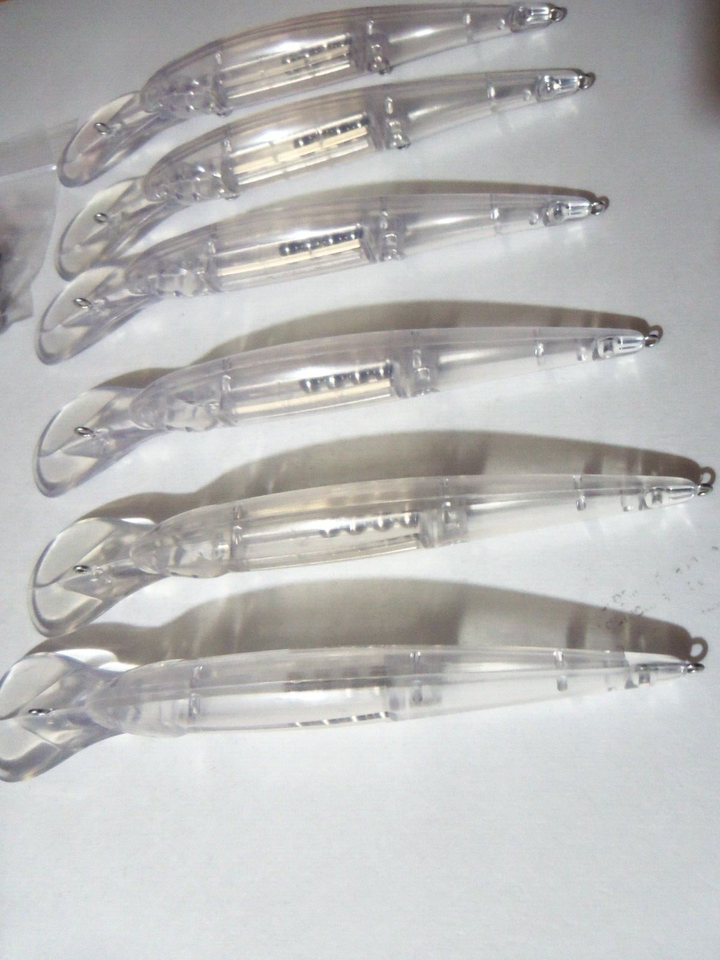 6 Bandit Walleye Deep Lure Unpainted Blanks DIY Custom Bait