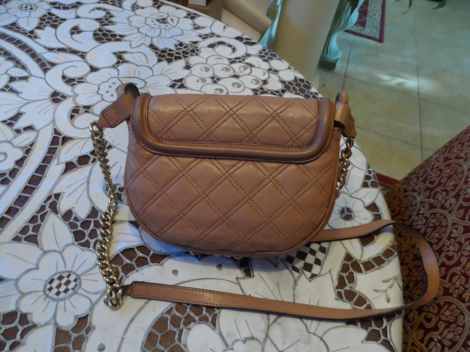 Bolso Bandolera Marc Jacobs Sillín Cuero Marrón Acolchado Foto 3 de 4