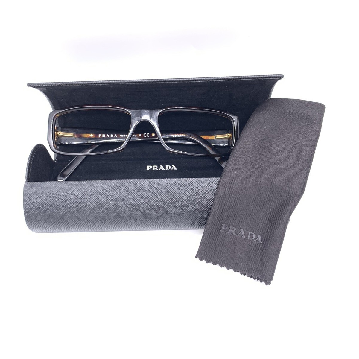 Prada Eyeglasses Frames Tortoiseshell 54-16-140 Italy VPR  display picture 2