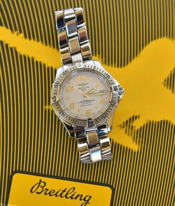 Authentic Breitling Colt Ocean 38mm Automatic A17350 Super Excellent Condition