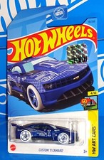 Hot Wheels 2023 Factory Set HW ART Cars #36 Custom '11 Camaro Blue w/ PR5s