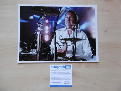 Nick Mason ''Pink Floyd'' Original Autogramm signed 20x28 cm Bild ACOA