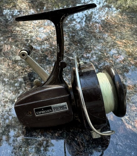 Mulinello da Pesca Spinning Daiwa 7270A Piccolo Vintage Faccia Aperta - Foto 6 di 6