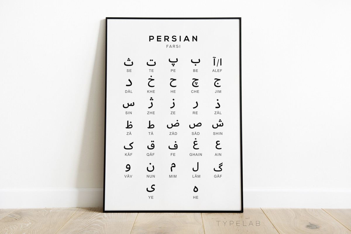 Farsi Alphabet Chart Persian Writing Lesson 76