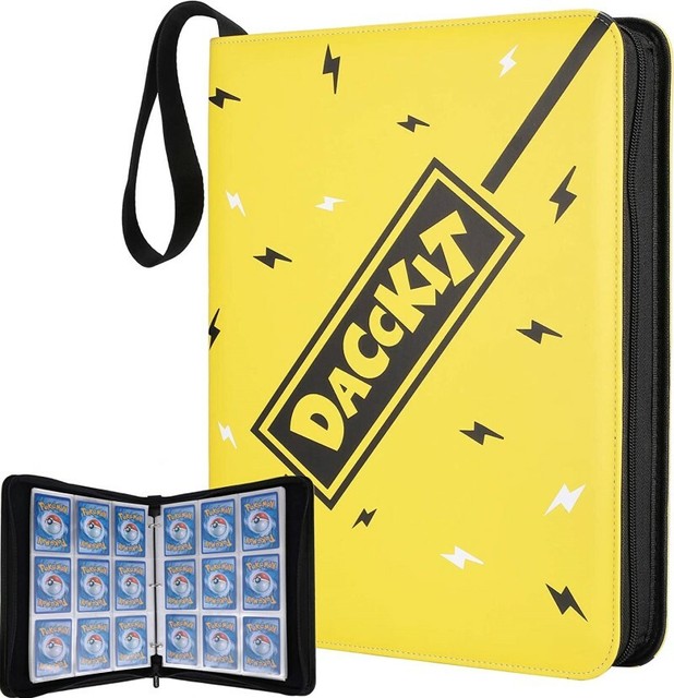 Pokemon Card Book Holder Binder Carrying Case Organizer Trading