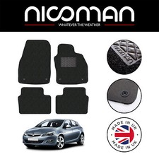 Vauxhall Astra H 2004-2010 GENUINE DELUXE Fitted Rubber Car Mats Black