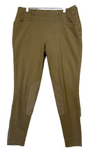 Ariat Equestrian Pants Womens Long Beige Khaki Horse Riding Breeches Western 28L