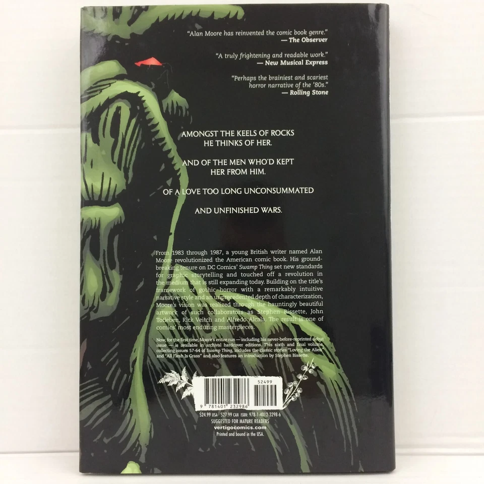 Saga Of The Swamp Thing Book Six 6 Alan Moore First Edition USA Hardback Used F1 - Image 3 of 4