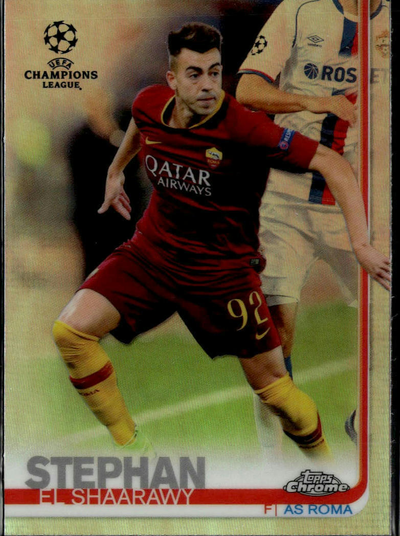 2018-19 Topps Chrome UEFA Champions League #95 Stephan El Shaarawy Refractor