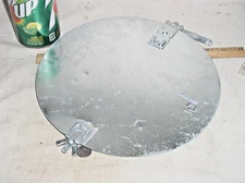 10" INCH GALVANIZED MF MASTER FLOW ROUND AIR VOLUME DISC DUCT DAMPER PLATE ONLY
