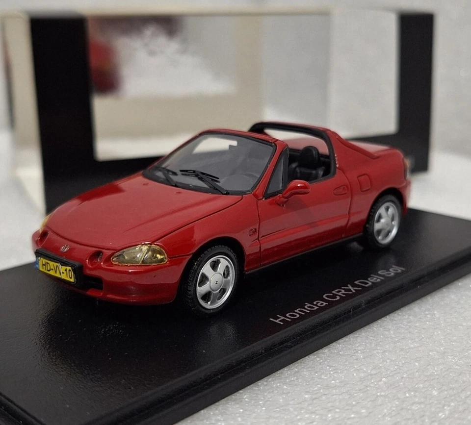 WOW Honda CRX Del Sol Red 1992 1:43 Neo 44510 EXTREMELY RARE!! - Image 2 of 4