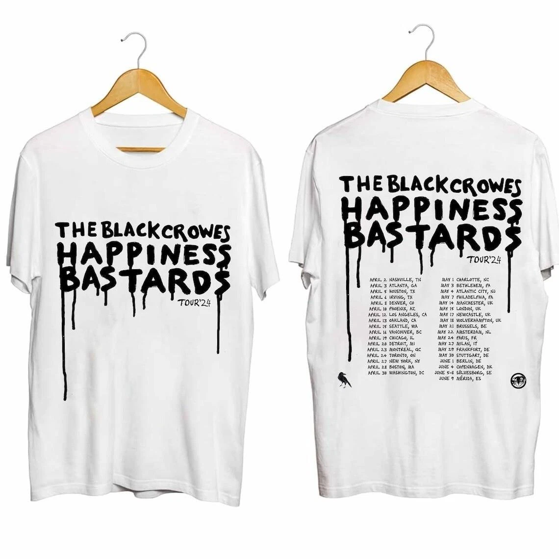 The Black Crowes 2024 Tour Shirt