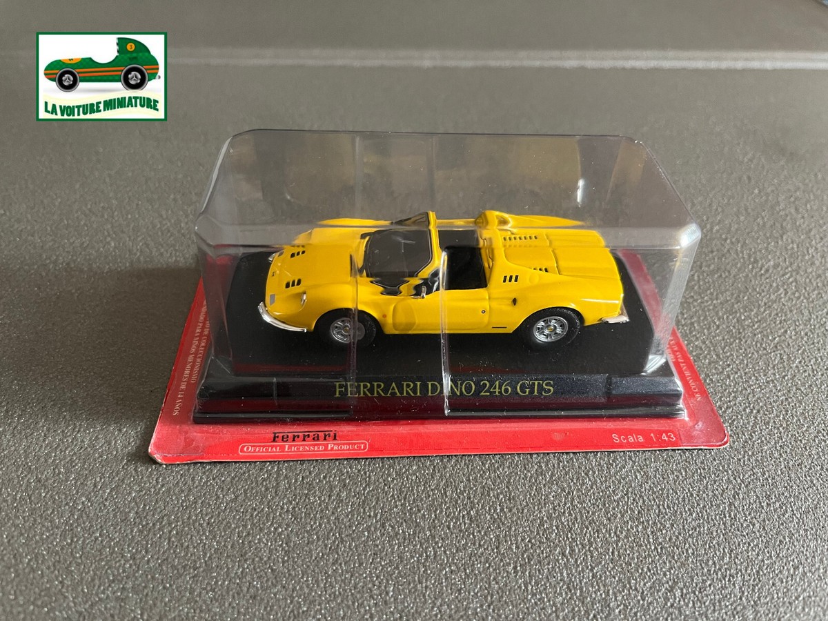 Bang Ferrari 246 GTS イエロー 1/43 Altaya 1:43 Ferrari Dino 246 GTS year 1972 with showcase