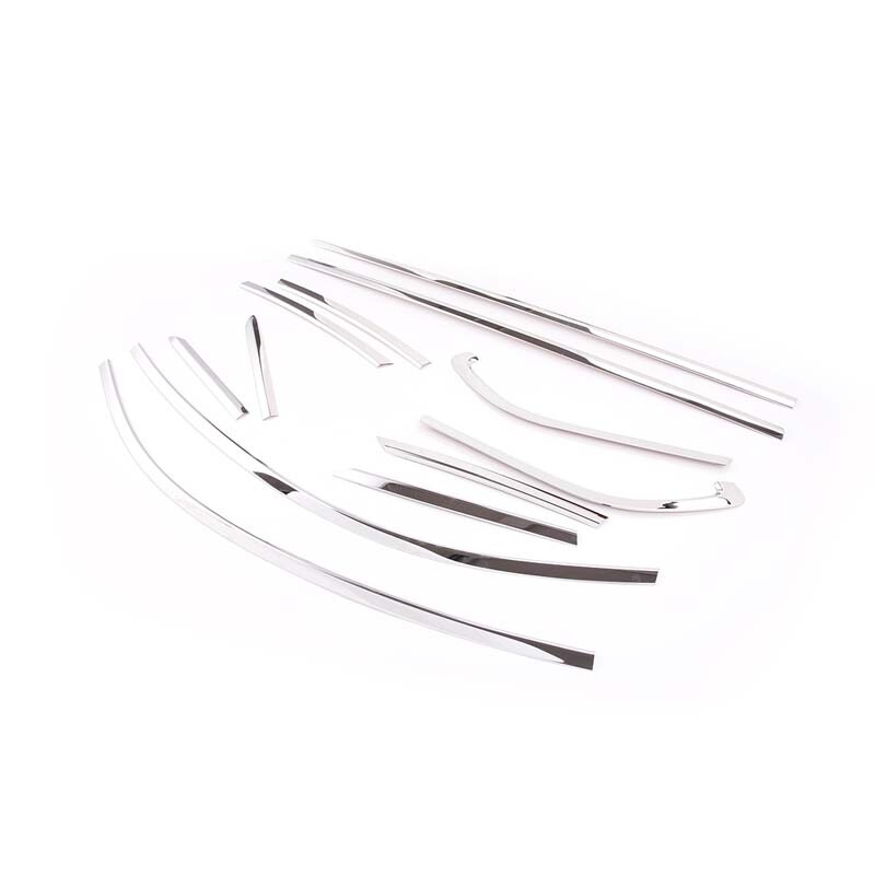Steel Chrome Exterior Window Molding Trim Strip Decorate Kit For Subaru BRZ 2022
