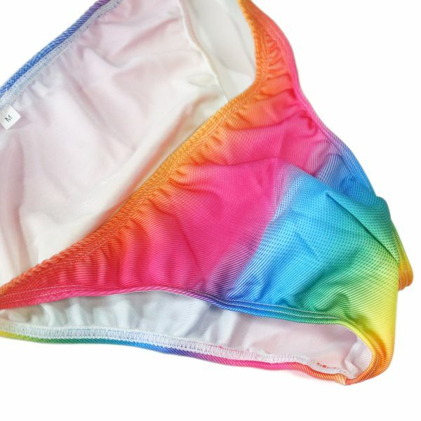Men's String Bikini Swimsuit - Narrow Waist, Solid Print, Nylon/Spandex (Size ML) 8 thumbnail image