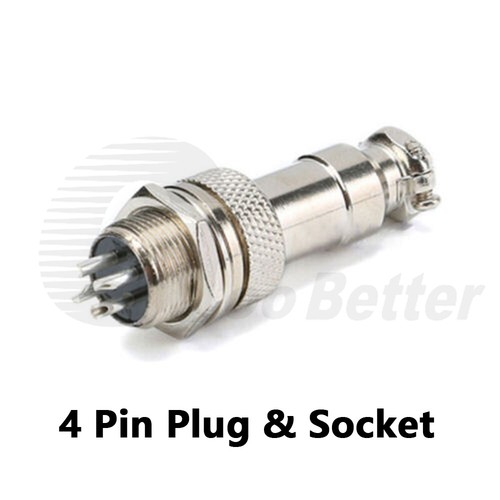 GX12 Aviation Plugs Sockets 2 3 4 5 6 Pin Male Female Cable Connector 12mm Panel - Picture 8 of 20