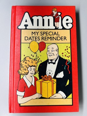 annie my special Dates reminder book vintage 1980 New Old Stock