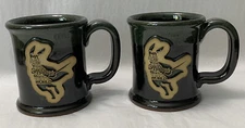 New Sunset Hill Stoneware Coffee Mug The Green Ember Set Of Two