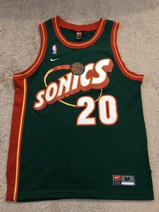 gary payton red sonics jersey