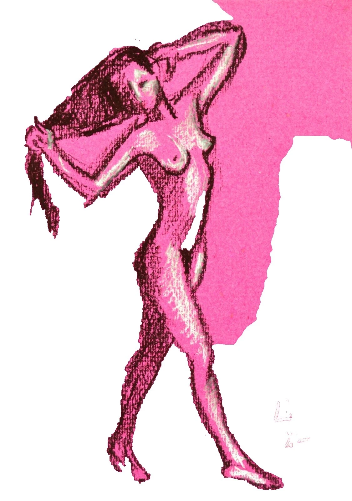 Nudes Charcoal Art Drawings