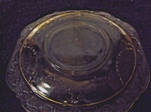 Amber Depression Glass Square 6 inch Plates-Federal - Picture 2 of 4